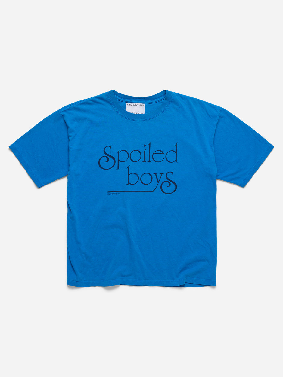 SPOILED BOYS -  Blue Tee_L (D)