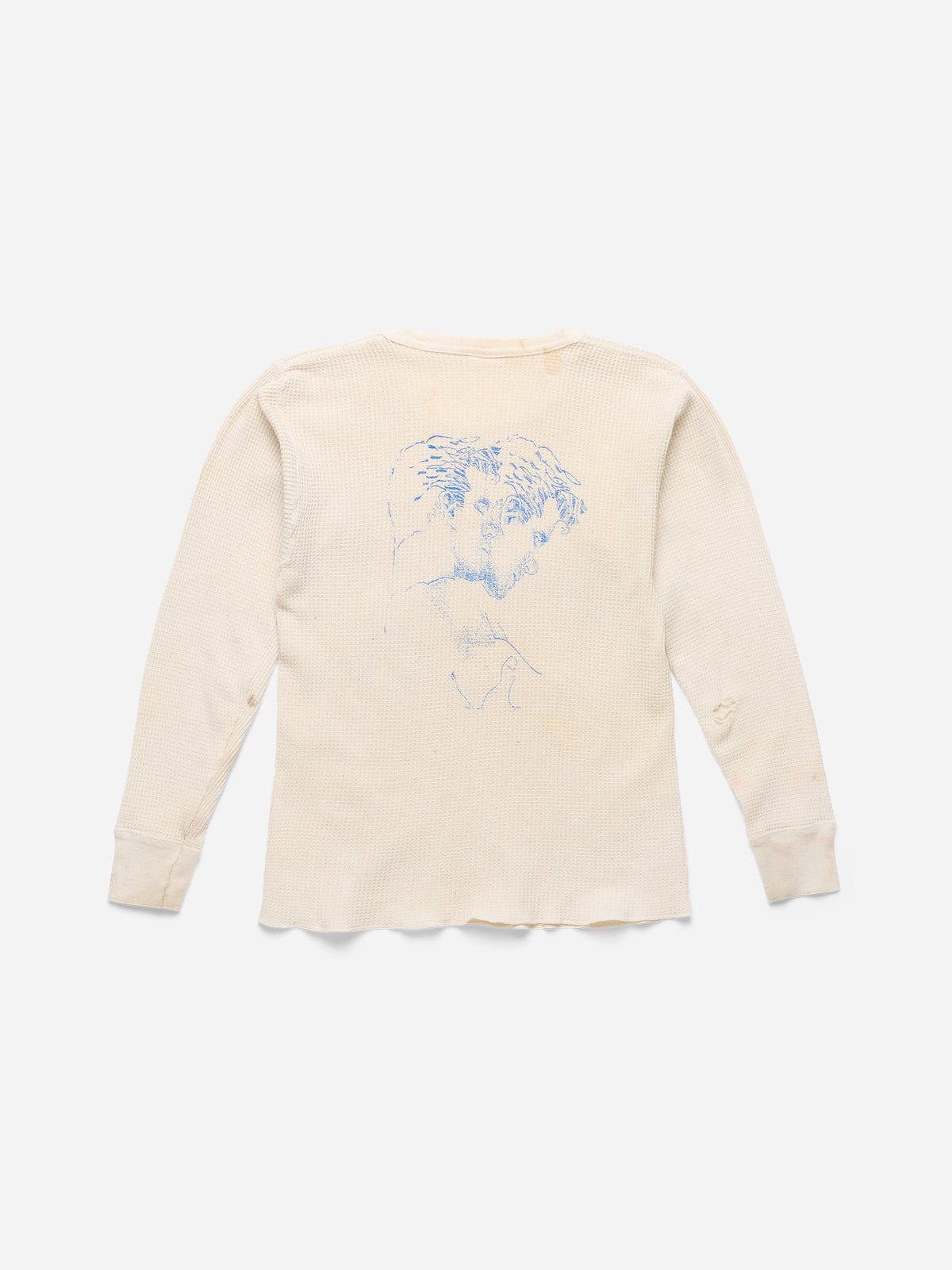 SPOILED BOYS - White Waffle Thermal_Distressed_XS (I3)