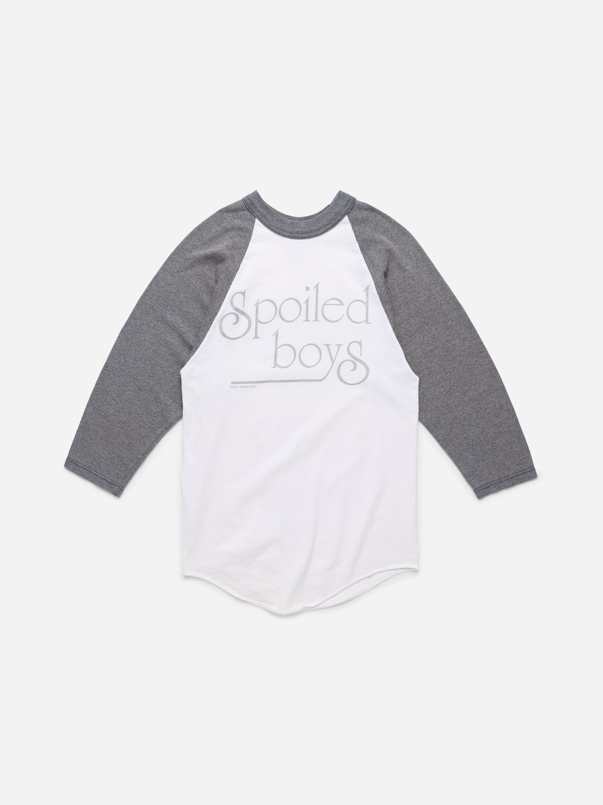 SPOILED BOYS - Heather Grey Raglan_S (F2)