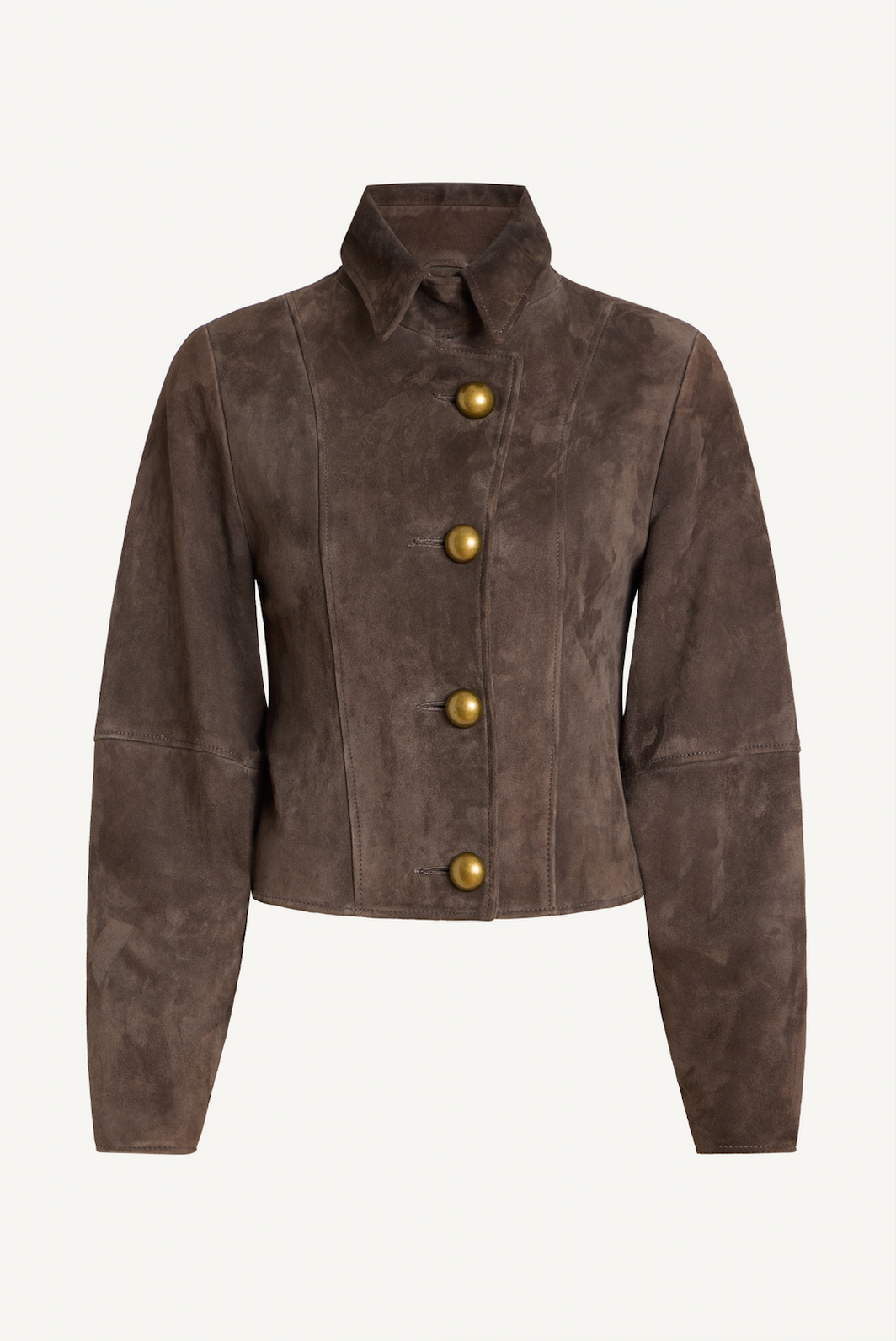 The Westley Suede Jacket - Womens Mocha Grey