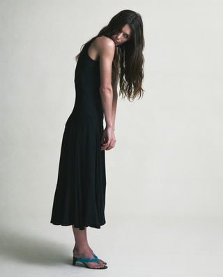 Dammit Janet Dress - Rose Silk Jersey EMILY DAWN LONG Dammit Janet Dress - Rose Silk Jersey EMILY DAWN LONG
