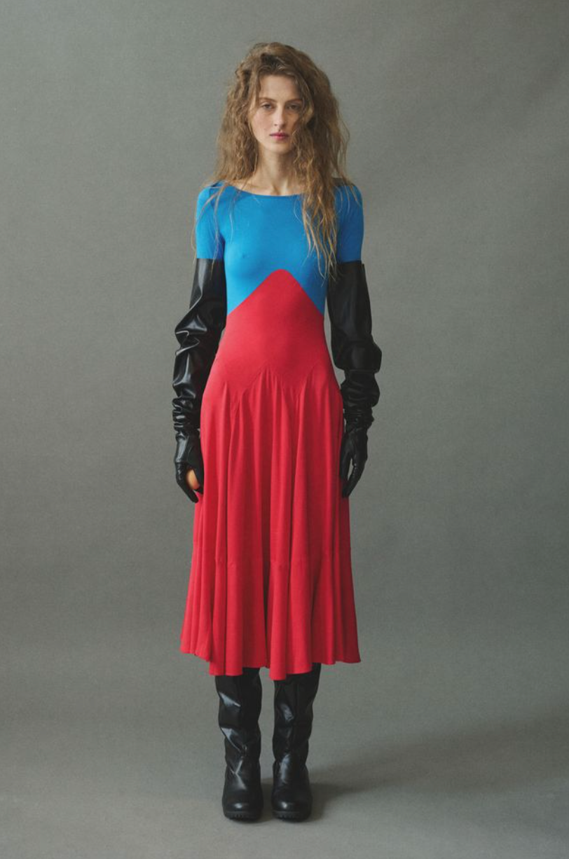 Dammit Janet Bracelet Sleeve Dress - Multi