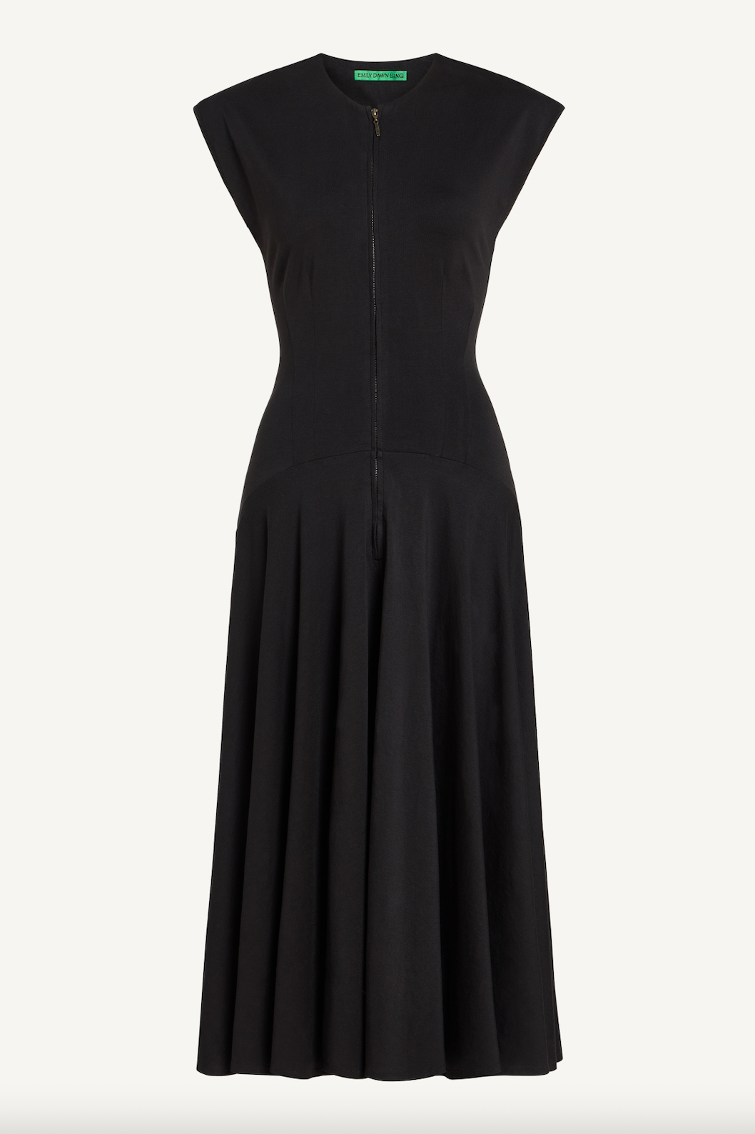 Farrah Zip-Up Jersey Dress