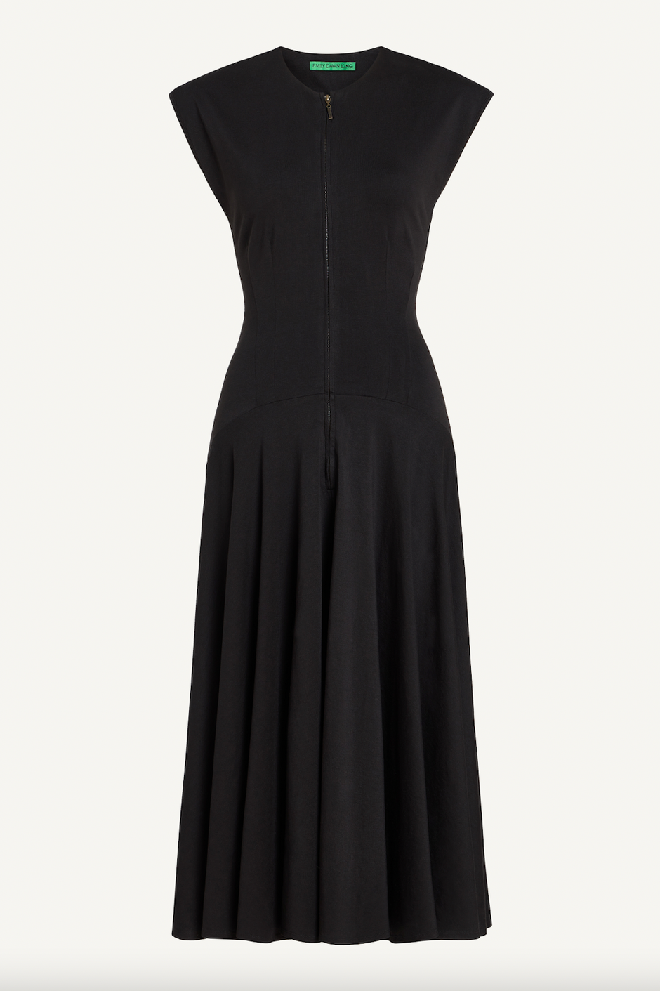 Farrah Zip-Up Jersey Dress
