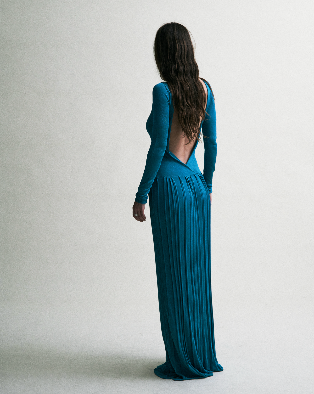 Kingsley Pleated Column Dress - Tatum