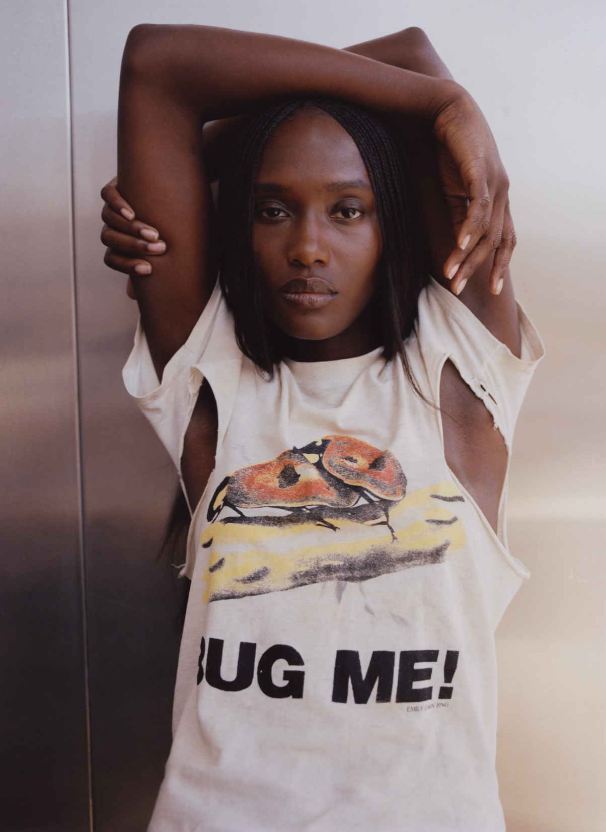 BUG ME  - Vintage Tee Purple Fish_L/XL