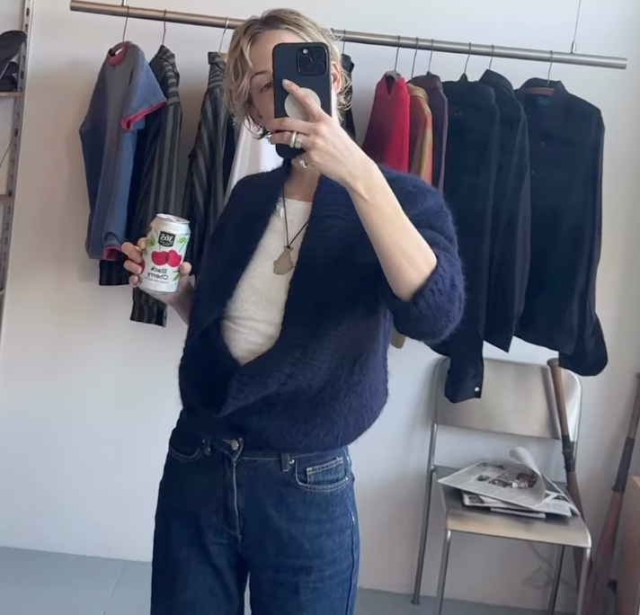 Sonko Reversible Cowl Neck Sweater - Fuzzy