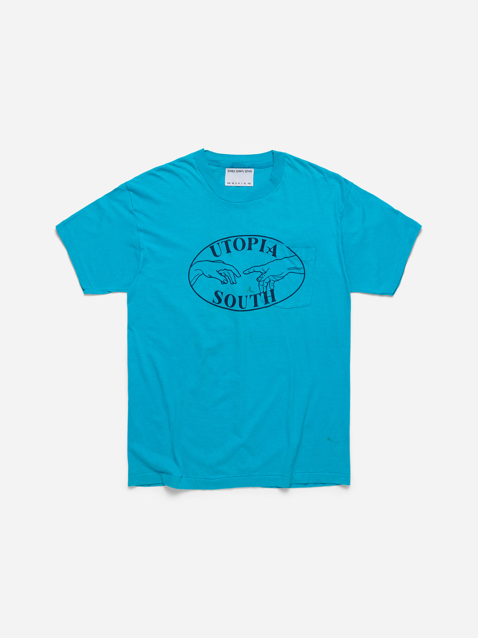 UTOPIA SOUTH - Aqua Tee_L (B2)