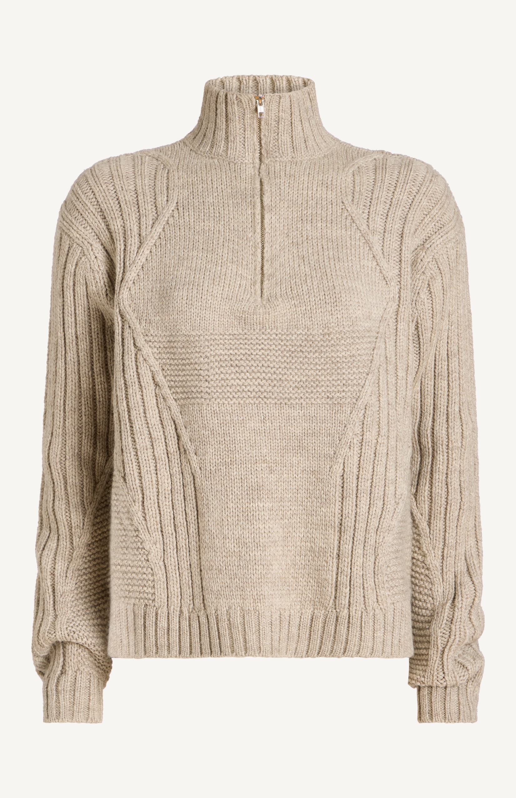 3Knit Pullover - Heathered Oatmeal