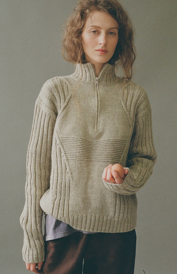Mood -- Womens - 3Knit Heathered Oatmeal
