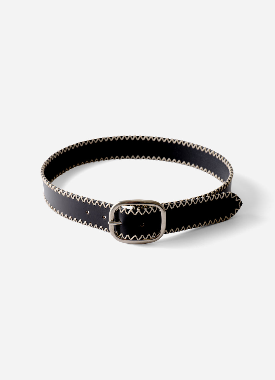 XO Belt - Hand Stitched