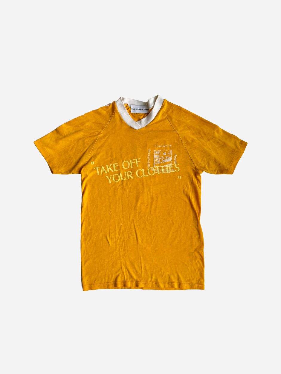 “TAKE OFF YOUR CLOTHES”  - YellowJersey_S