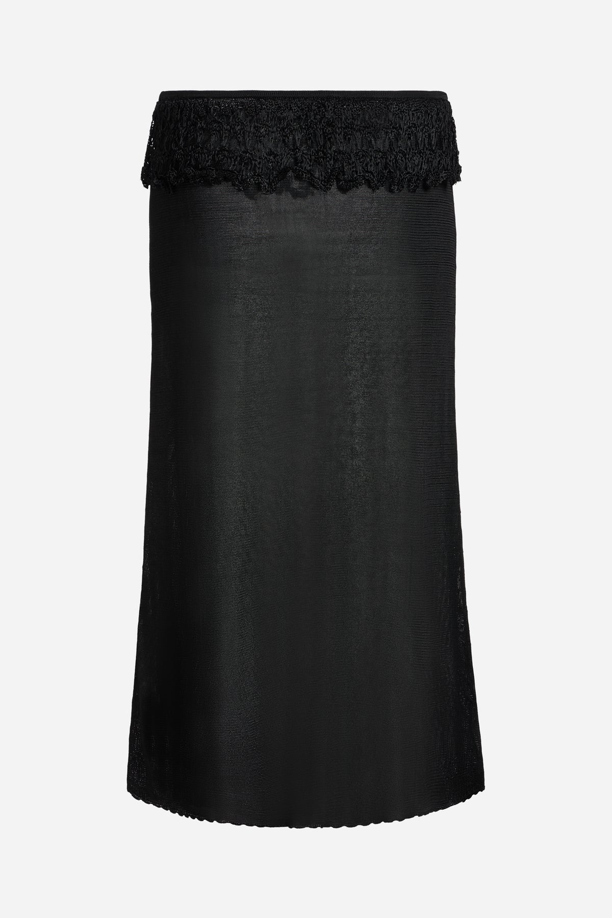 Ash Ruffle Midi Skirt