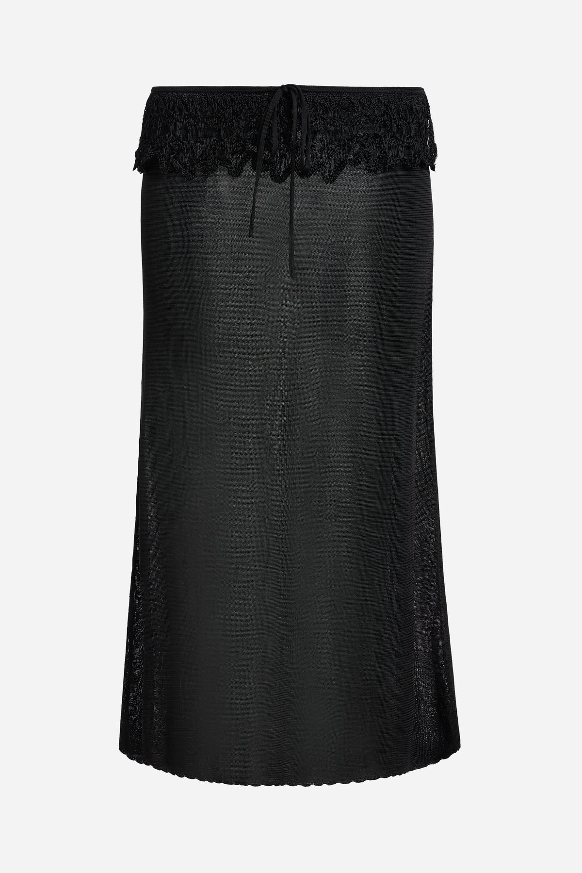 Ash Ruffle Midi Skirt