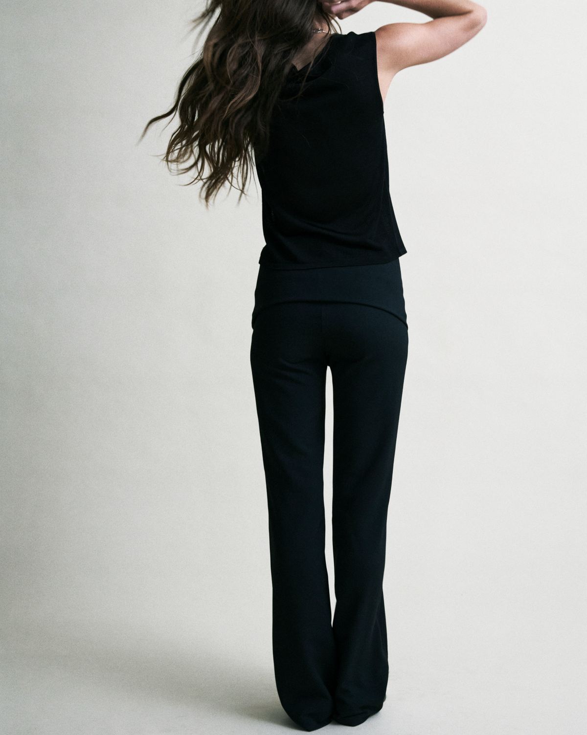 BLAKE FOLD OVER PANT - Linen
