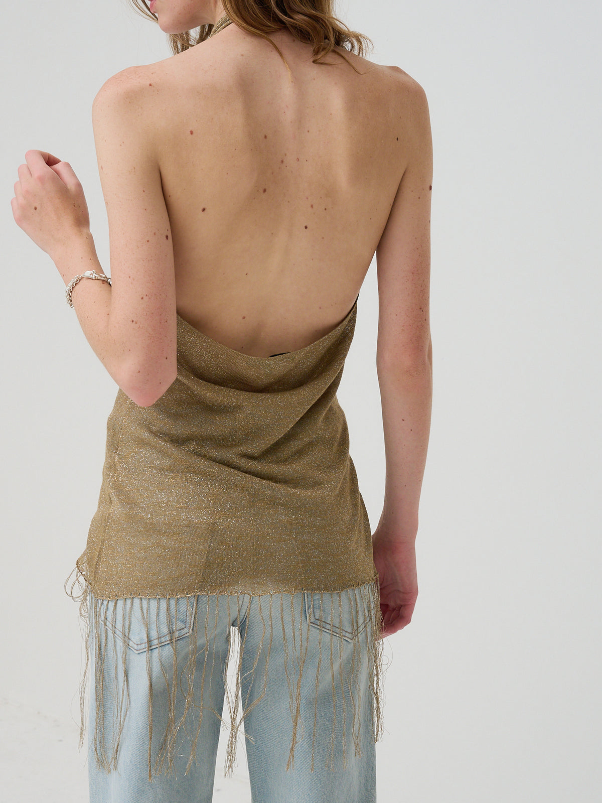 Shimmy Tunic - Dusty Gold