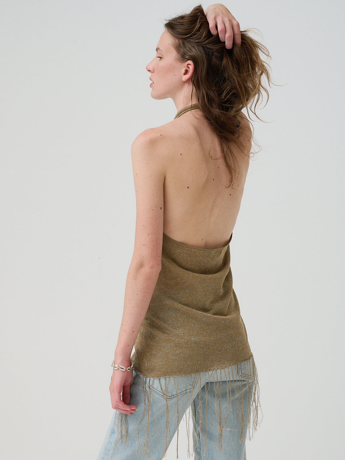 Shimmy Tunic - Dusty Gold