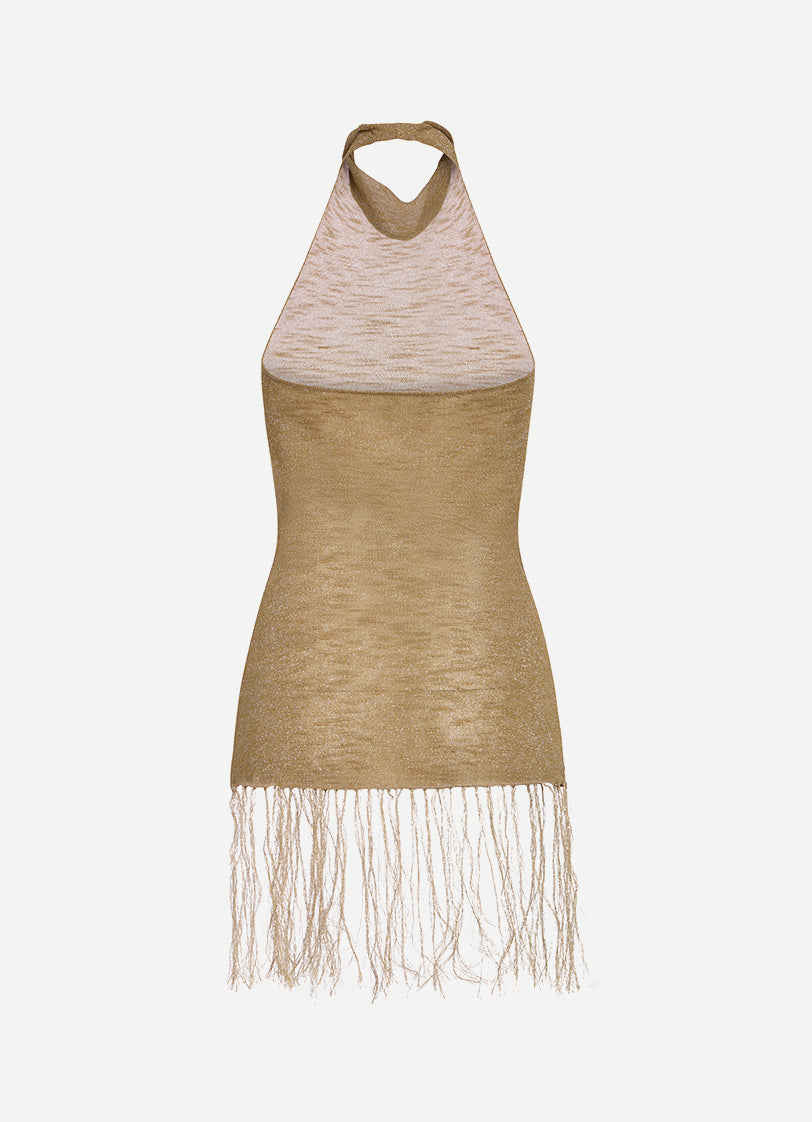 Shimmy Tunic - Dusty Gold