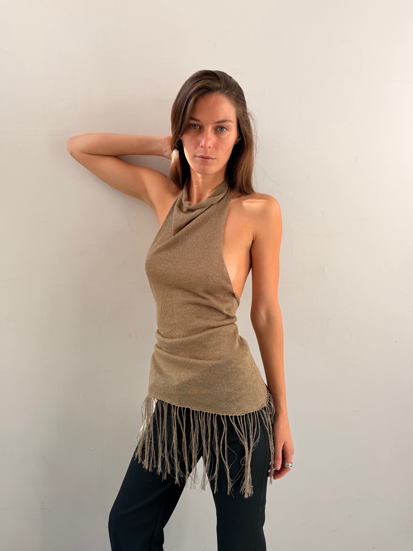 Shimmy Tunic - Dusty Gold