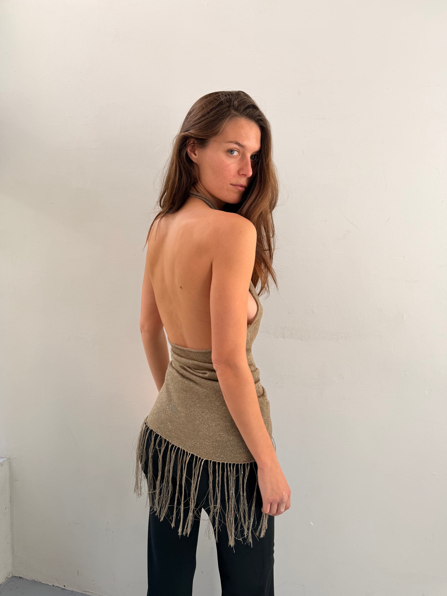 Shimmy Tunic - Dusty Gold