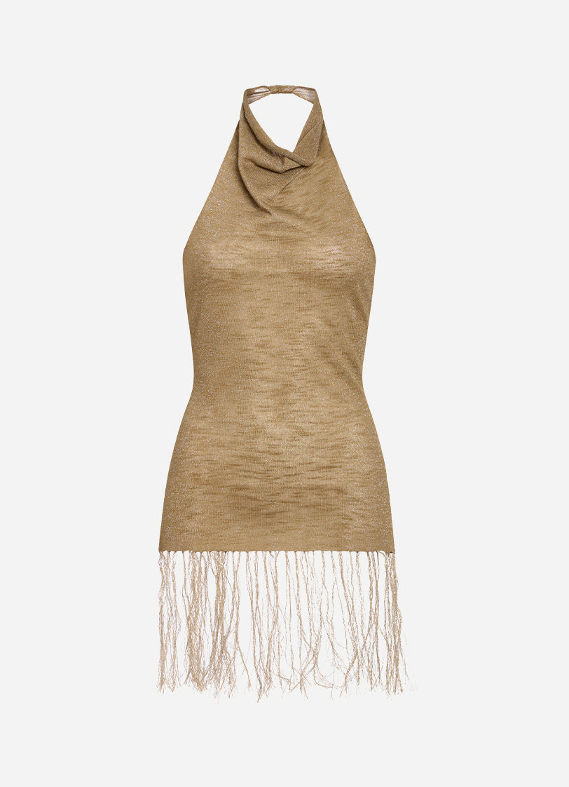 Shimmy Tunic - Dusty Gold