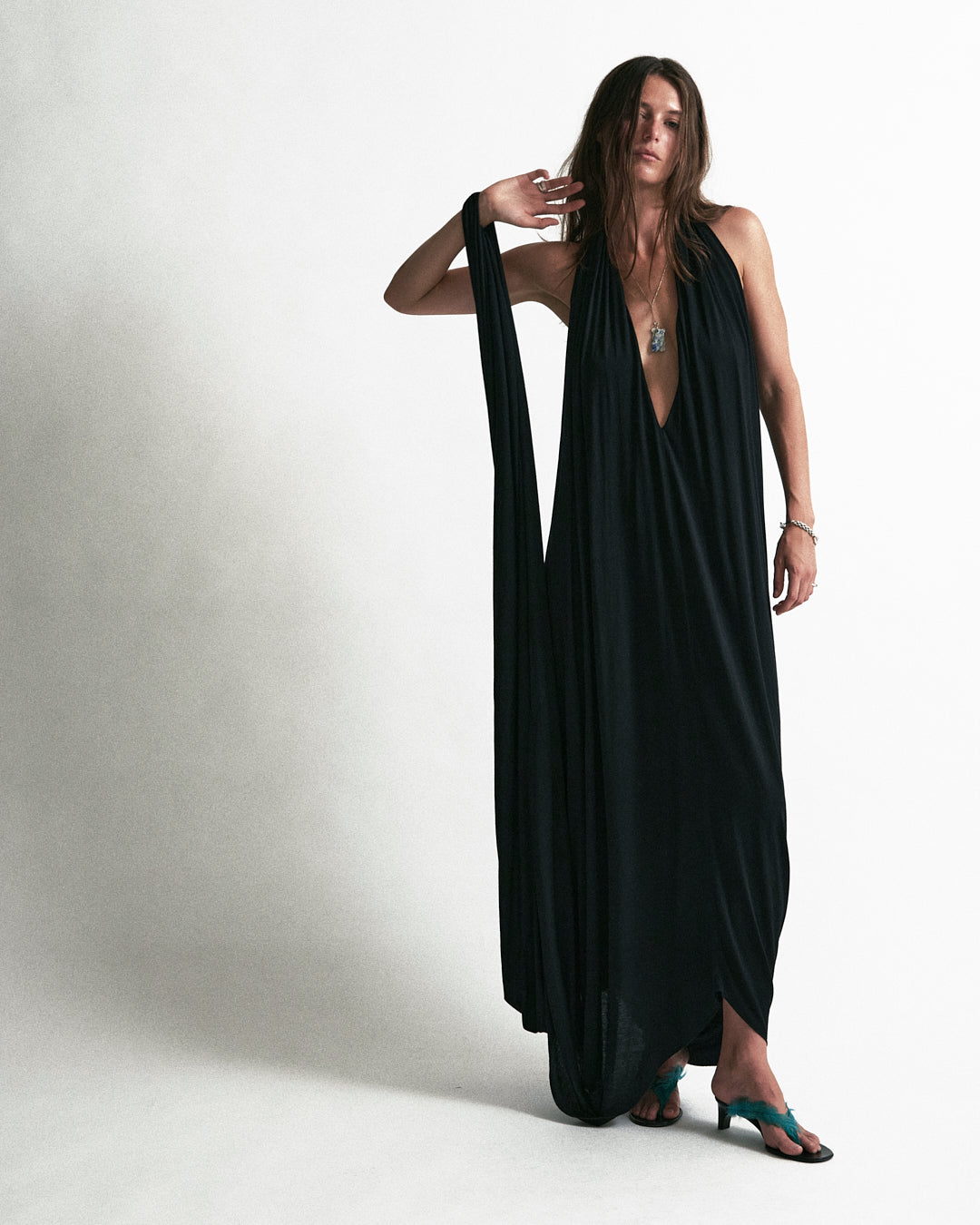 GIVE ME A MARTINI! DRESS - Plush Black