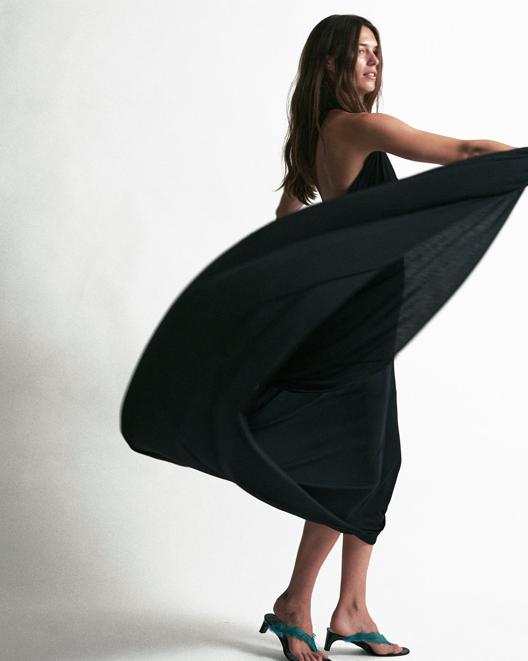 GIVE ME A MARTINI! DRESS - Plush Black