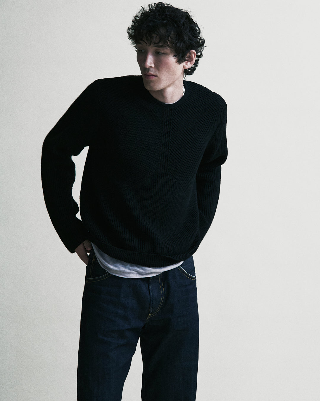 Ribcage Cotton Crewneck - Diesel