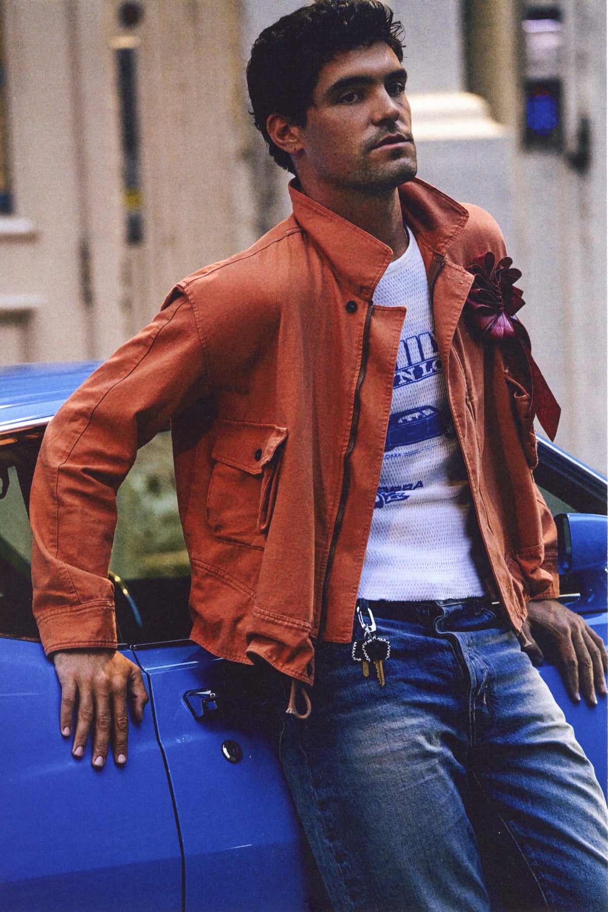 Terry's Utility 4 pocket Jacket - Molten Orange