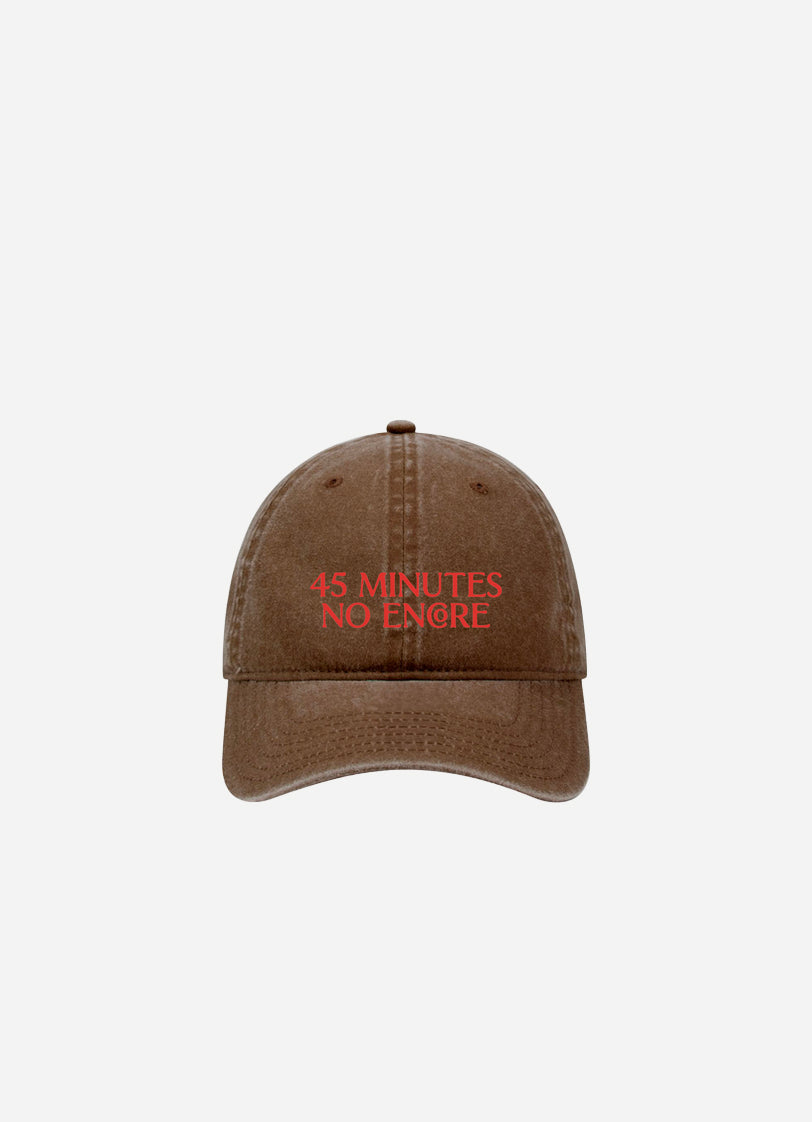 45 MINUTES NO ENCORE - cotton hat – EMILY DAWN LONG