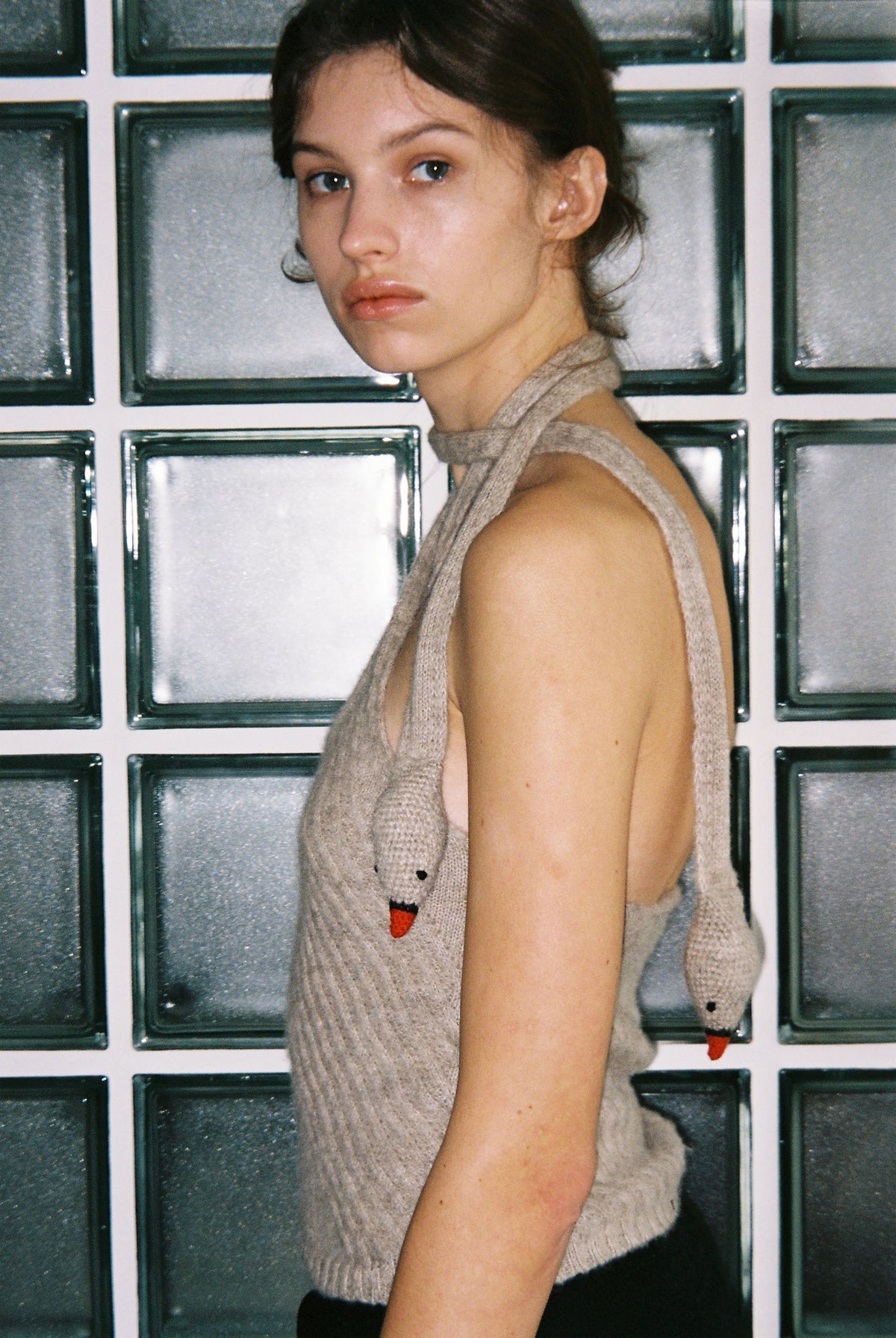 Skinny Swan Scarf - Merino Wool