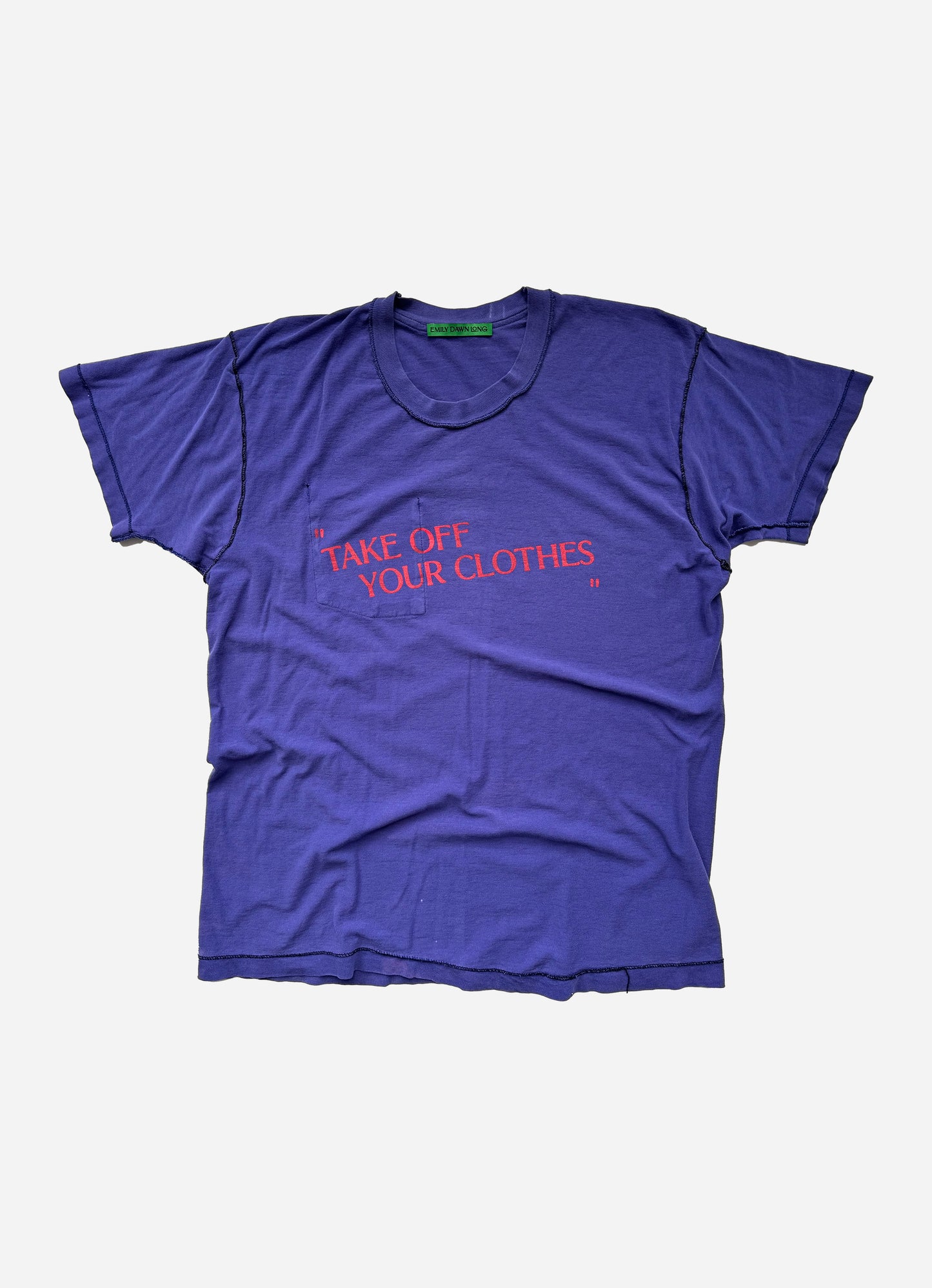“TAKE OFF YOUR CLOTHES”  - PRPL_L_XL