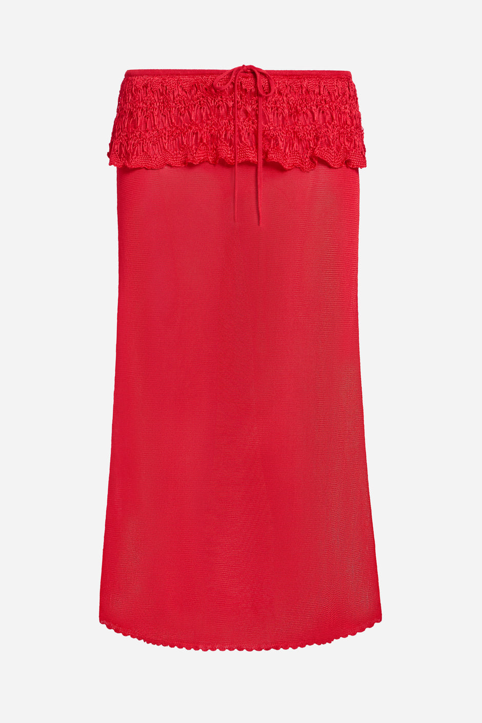 Ash Ruffle Midi Skirt