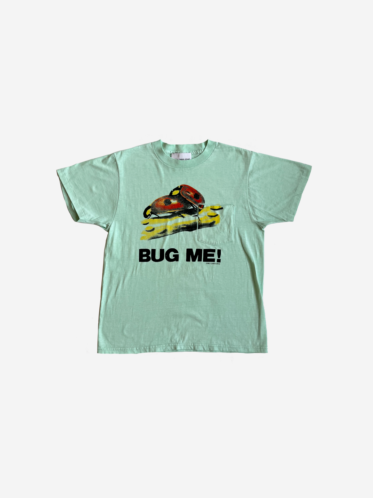 BUG ME  - Sea Foam Green with Pocket_M