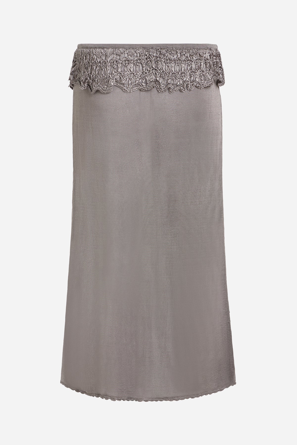 Ash Ruffle Midi Skirt