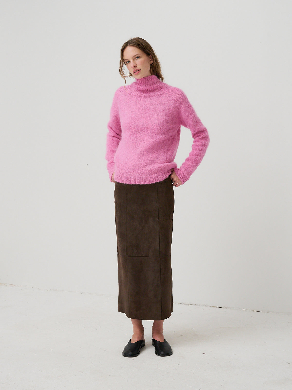 Sonko Reversible Cowl Neck Sweater