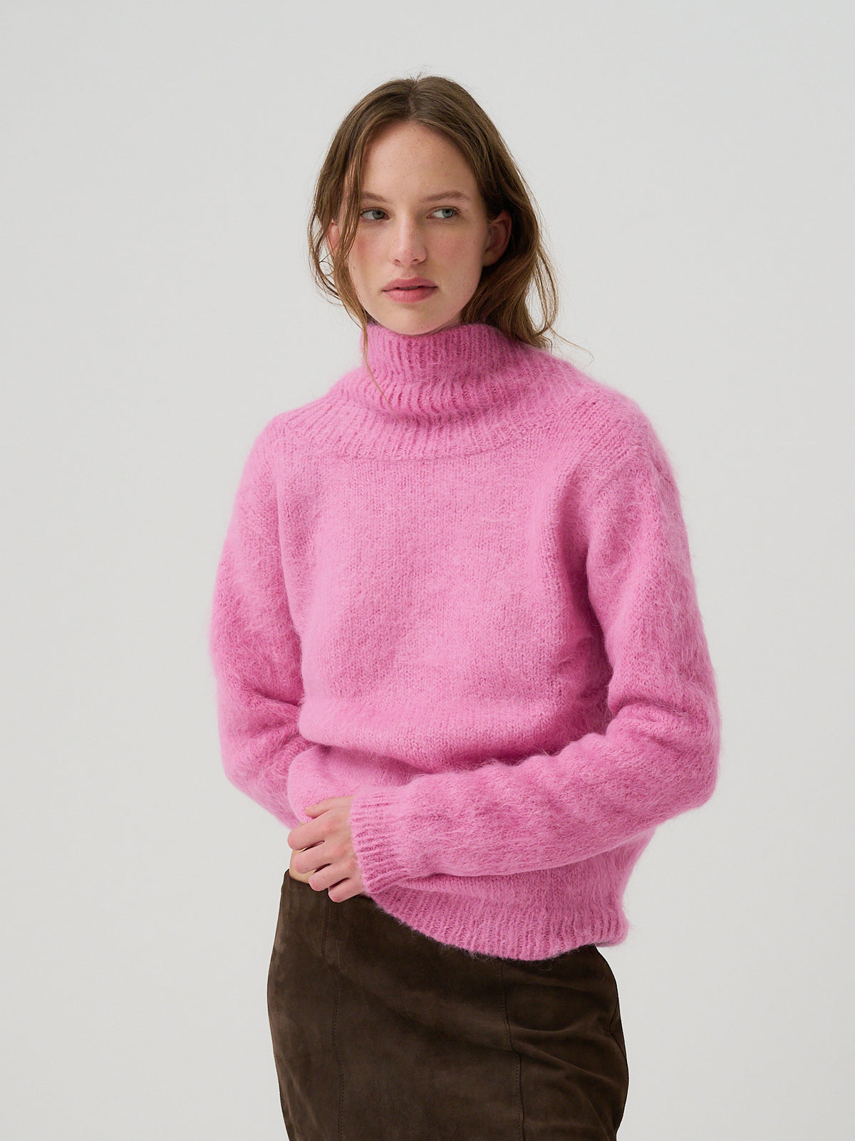 Sonko Reversible Cowl Neck Sweater