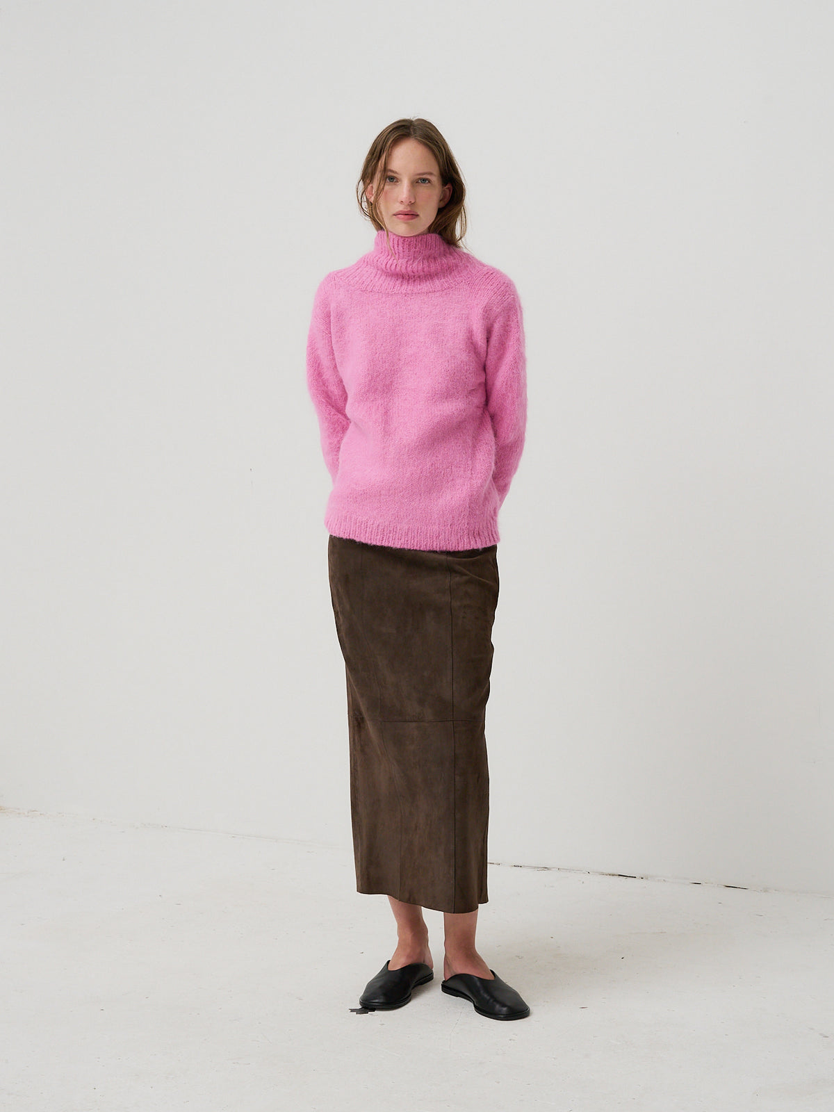 Sonko Reversible Cowl Neck Sweater