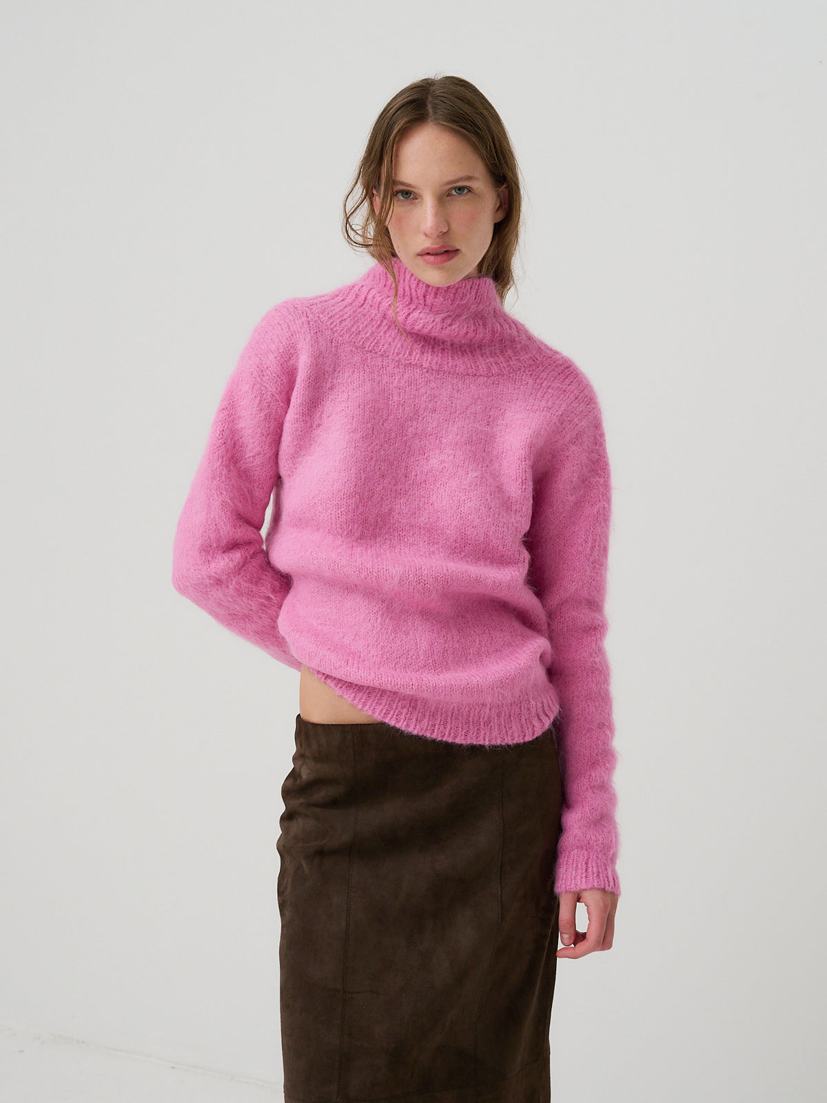 Sonko Reversible Cowl Neck Sweater