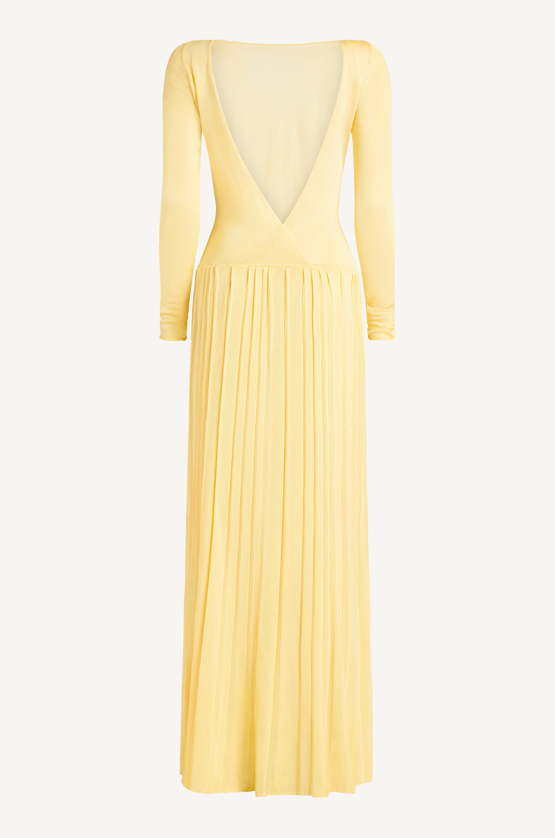 Kingsley Pleated Column Dress - Butter Kingsley Pleated Column Dress - Butter