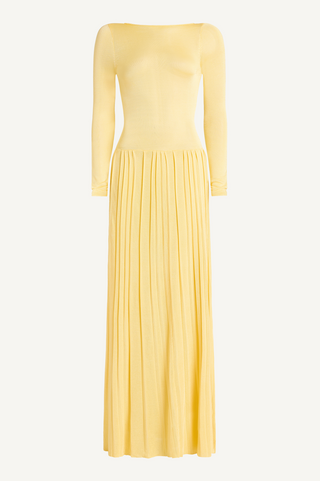 Kingsley Pleated Column Dress