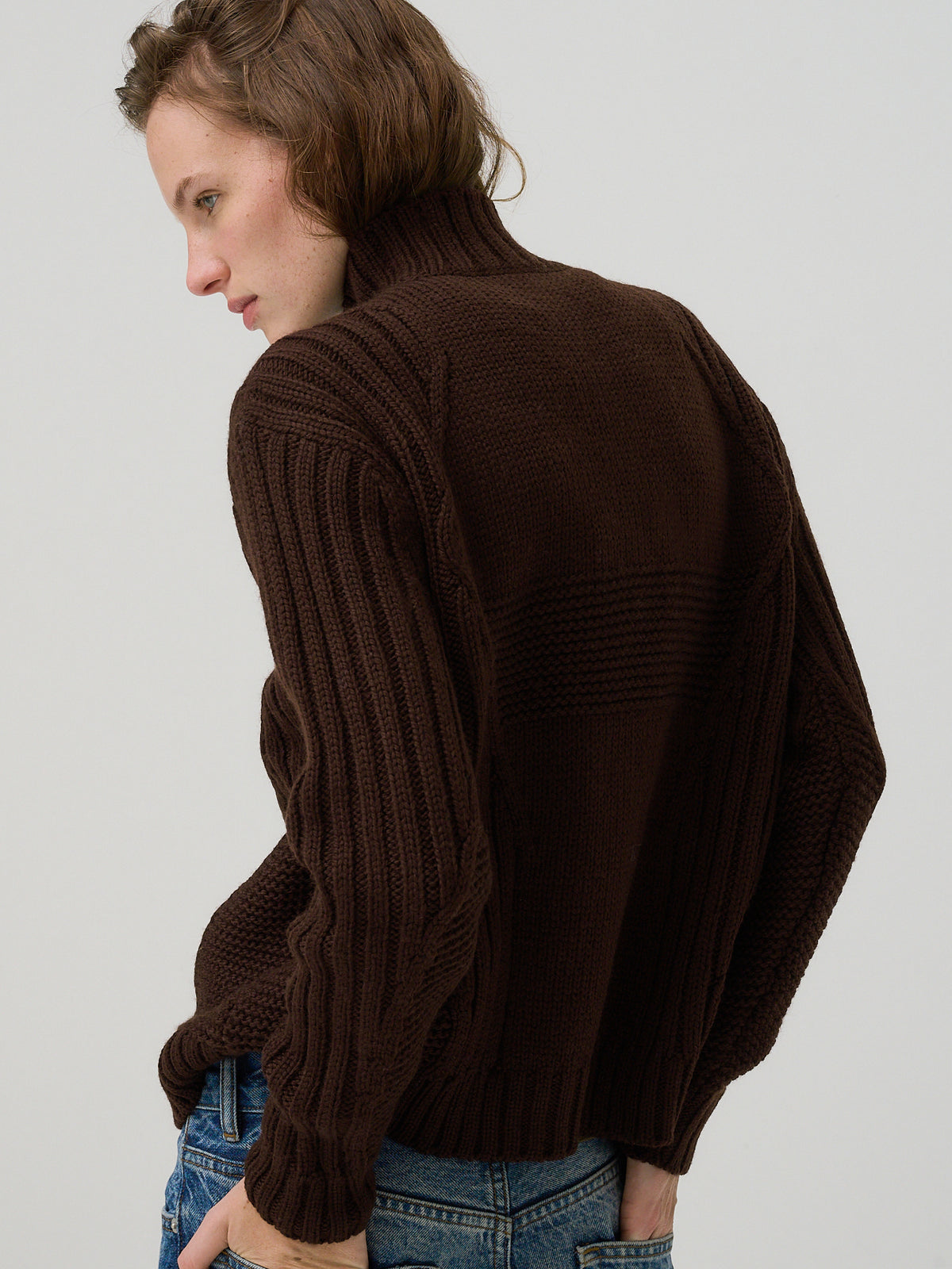 Mushroom - Womens - 3Knit Pullover