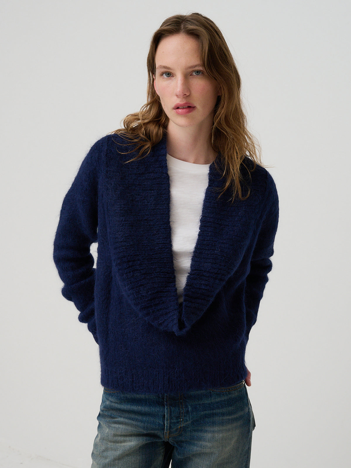 Sonko Reversible Cowl Neck Sweater