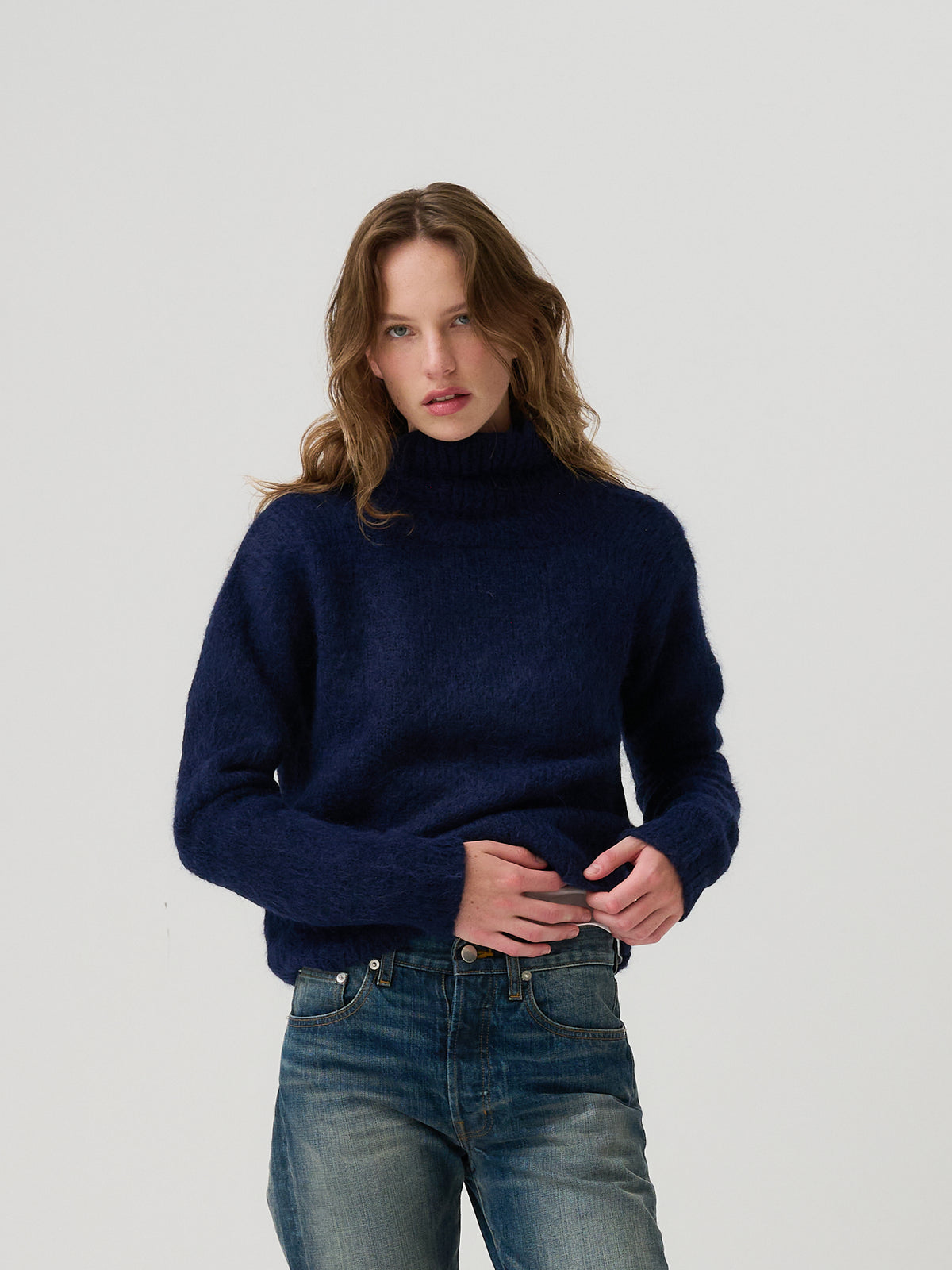 Sonko Reversible Cowl Neck Sweater